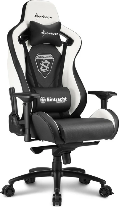 Sharkoon Skiller SGS4 Eintracht Frankfurt Sonderedition Gamingstuhl, schwarz/weiß