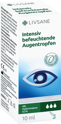 Livsane intensiv befeuchtende Augentropfen, 10ml