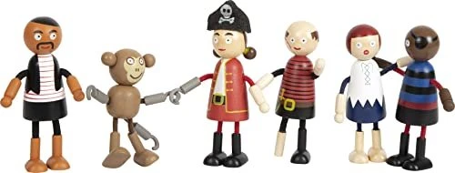 Legler Small Foot Biegepuppen Piraten Figuren