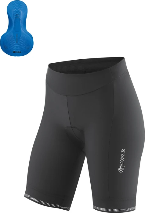 Gonso Sitivo Fahrradhose kurz black/skydiver (Damen)