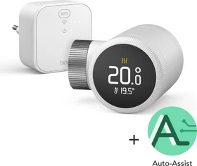 tado Starter Kit Smart Heizkörper-Thermostat X, 1x Thermostat, inkl. Bridge, Set