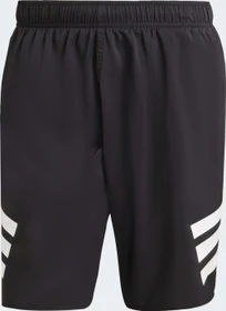 adidas 3-Streifen 8-Inch Badeshorts schwarz/weiß (Herren)