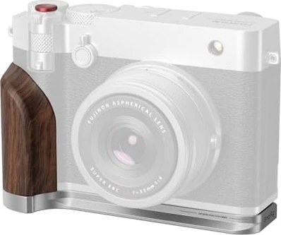SmallRig L-Bracket mit Holzgriff für Fujifilm GFX100RF silber