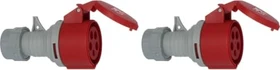 Brennenstuhl CEE-Kupplung 400V/16A für die Verwendung im Außenbereich (IP44, mit schraubbarer Anschlusstechnik, 5-polig)