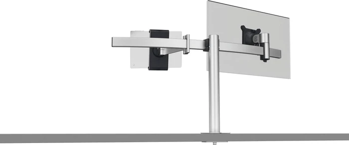 Durable Monitor Halterung silber