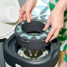 Tommee Tippee Twist & Click Advanced Nachfüllkassette für Windeleimer, 12 Stück