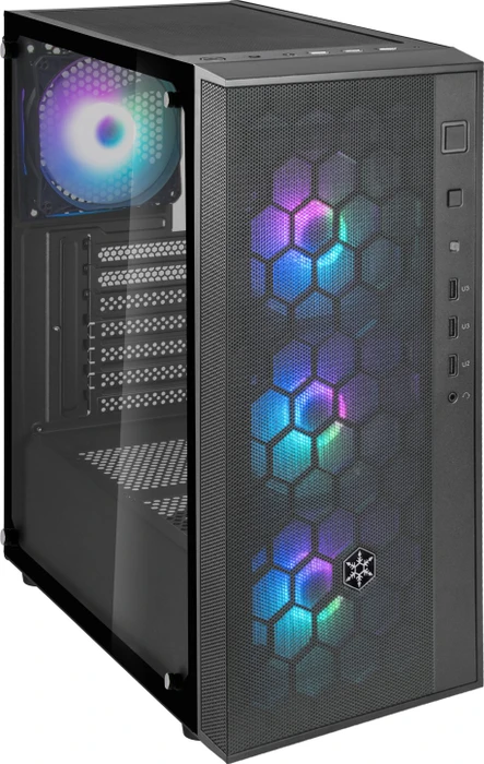 SilverStone Fara R1 Pro, schwarz, Glasfenster