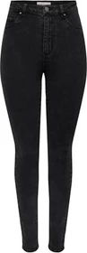ONLY Skinny High Rose Jeans washed black (Damen)