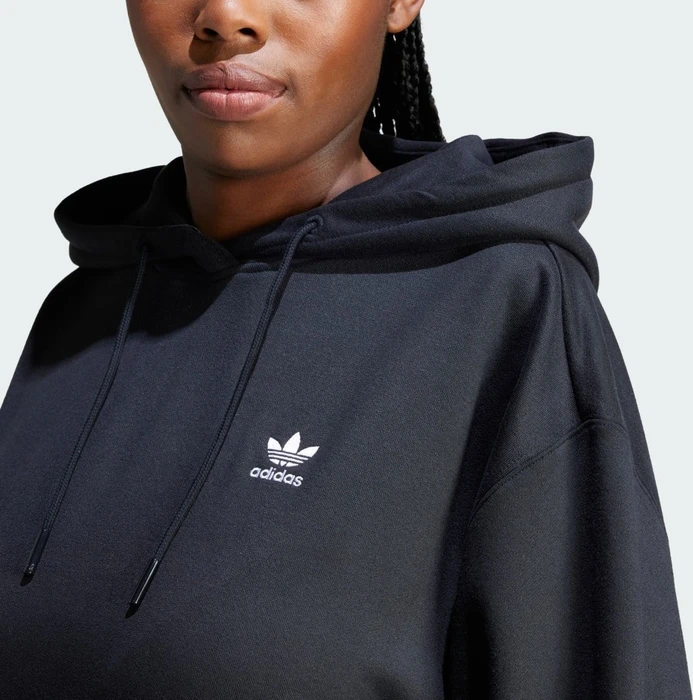 adidas Trefoil Oversized Hoodie schwarz (Damen)