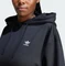 adidas Trefoil Oversized Hoodie schwarz (Damen) Vorschaubild