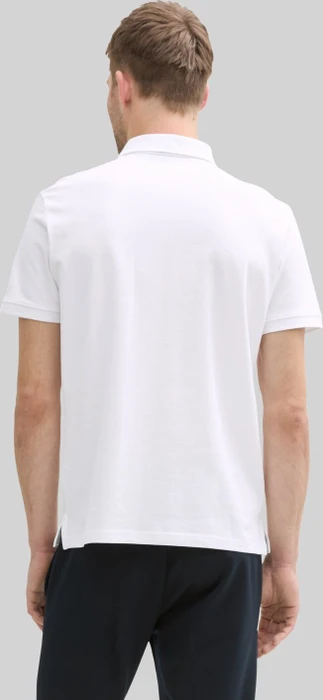 Tom Tailor Piqué Poloshirt kurzarm weiß (Herren)
