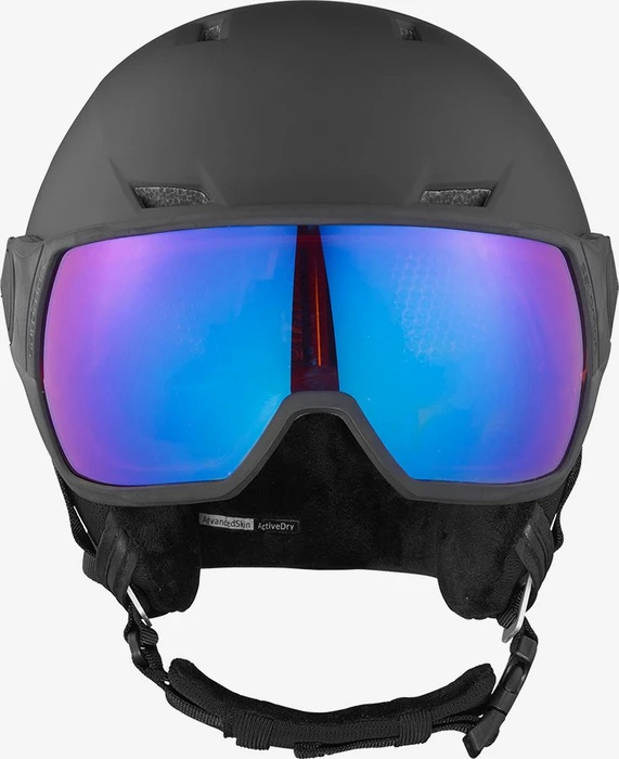 Salomon Pioneer LT Visor Helm schwarz (Herren)