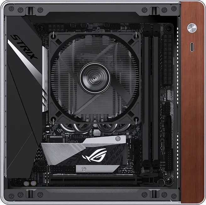 Jonsbo N10, silber, Mini-ITX