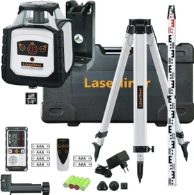 Laserliner Cubus 210 S Set Akku-Rotationslaser inkl. Koffer + Akku 2.6Ah