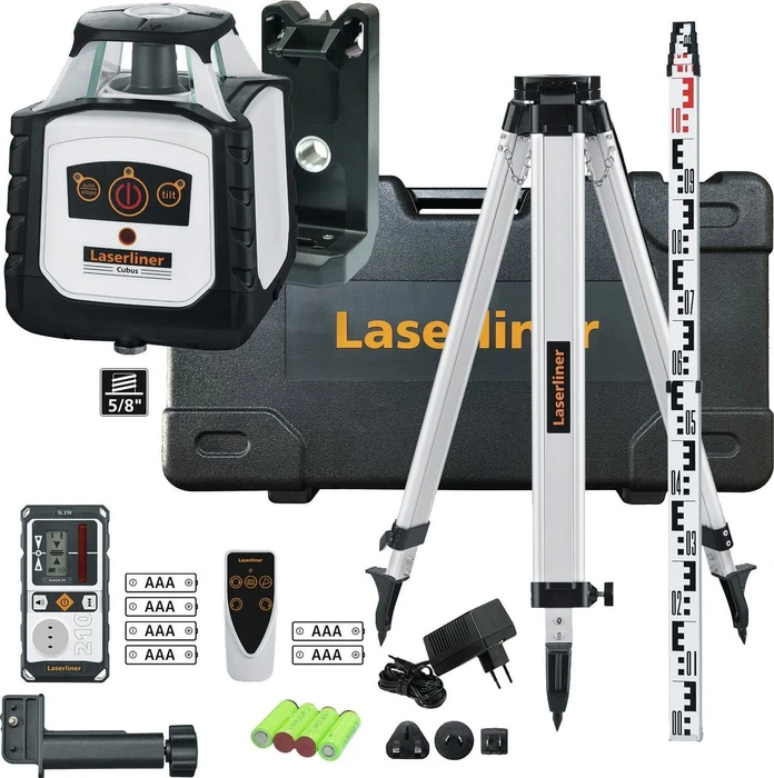 Laserliner Cubus 210 S Set Akku-Rotationslaser inkl. Koffer + Akku 2.6Ah