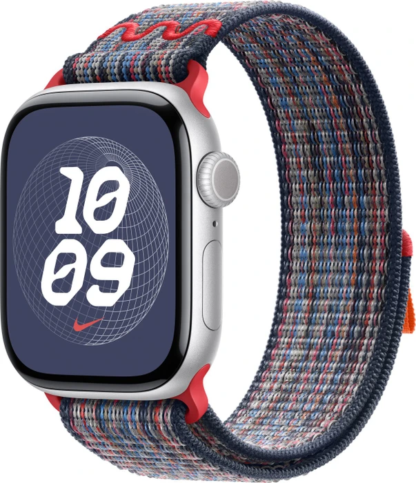 Apple Nike Sport Loop für Apple Watch 42mm blau/rot
