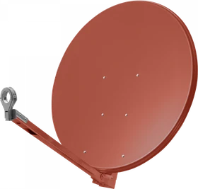 Televes Classic-Line 1000 Aluminium Sat-Reflektor ziegelrot