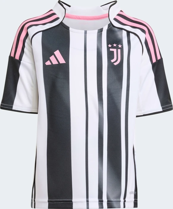 adidas Juventus Turin 2025/2026 Heimausrüstung schwarz/weiß (Junior)