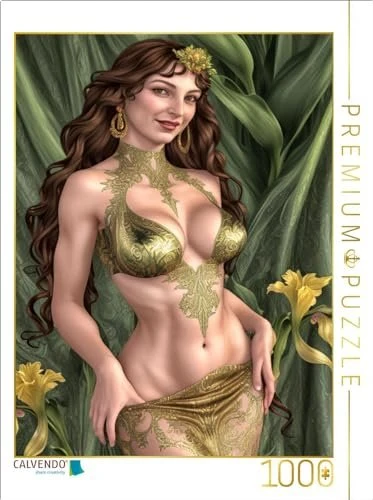 Calvendo Die schöne Eliana in einem Traum aus Gold