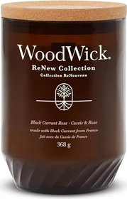 WoodWick ReNew Collection Black Currant & Rose Duftkerze, 368g