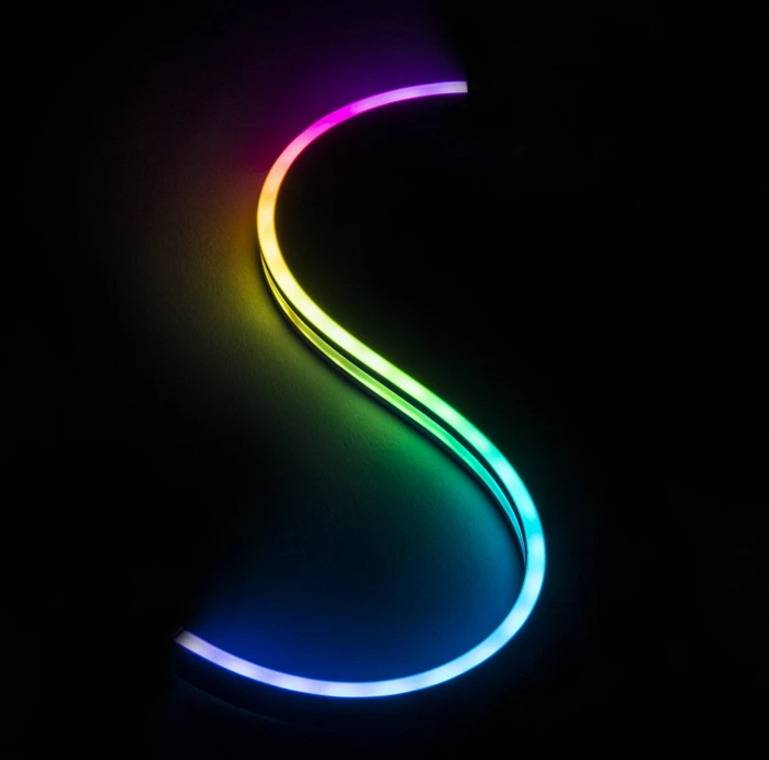 SilverStone LS04, ARGB beleuchtet, LED-Streifen, weiß
