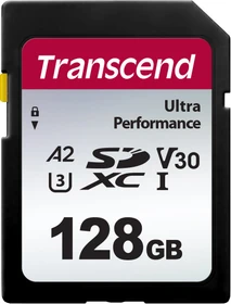 Transcend 340S R160/W90 128GB, UHS-I U3, A2, Class 10