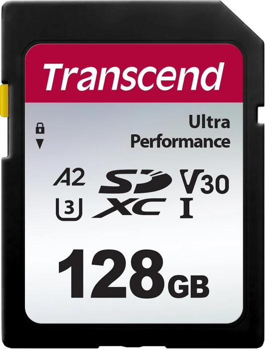 Transcend 340S R160/W90 128GB, UHS-I U3, A2, Class 10