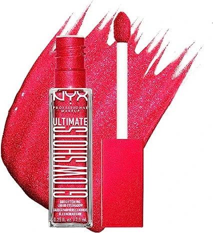 NYX Ultimate Glow Shots Lidschatten 19 strawberry stacked, 7.5ml