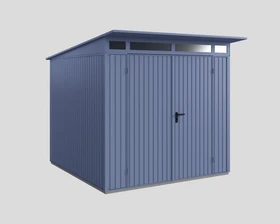 EcoStar Trend Premiumline Typ 2 Gerätehaus taubenblau