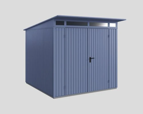EcoStar Trend Premiumline Typ 2 Gerätehaus taubenblau