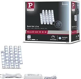 Paulmann MaxLED 500 Basisset LED-Streifen tageslichtweiß beschichtet 1.5m