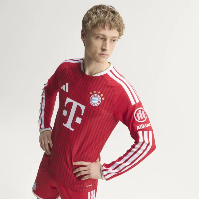 adidas FC Bayern München Authentic 2026/2027 Heimtrikot langarm (Herren)
