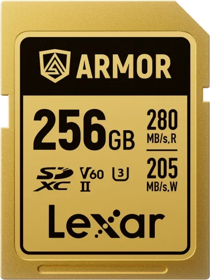 Lexar Armor Gold R280/W205 256GB, UHS-II U3, Class 10