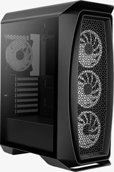 AeroCool Aero One Duo, schwarz, Glasfenster