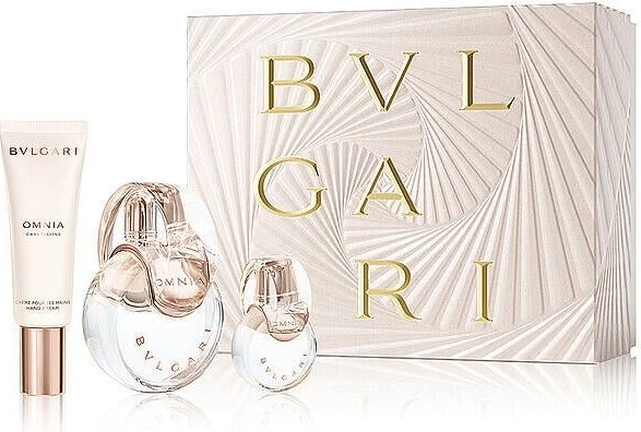 Bvlgari Omnia Crystalline EdT 100ml + EdT 15ml+ Hand Cream 40ml Duftset