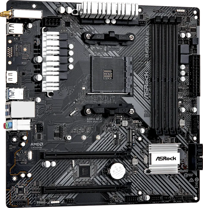 ASRock B450M/ac R2.0 (AMD AM4)