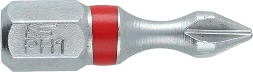 KS Tools TORSIONpower Kreuzschlitz Bit 1/4", PH1x25mm, 1 Stück