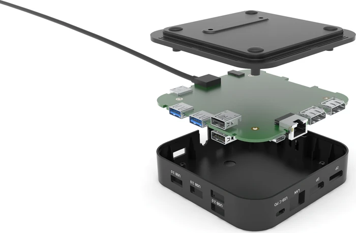 i-tec USB-C Dual Display Docking Station, inkl. Netzteil, USB PD 100W, USB-C 3.1 [Stecker]