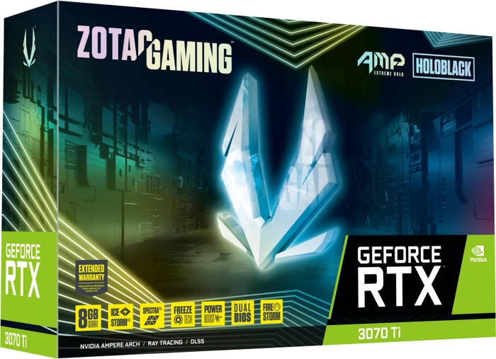 Zotac Gaming GeForce RTX 3070 Ti AMP Extreme Holo, 8GB GDDR6X, HDMI, 3x DP