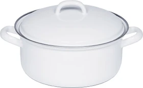 Riess Classic Kasserolle mit Deckel 14cm 750ml weiß