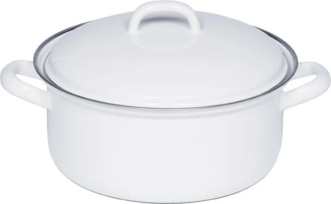 Riess Classic Kasserolle mit Deckel 14cm 750ml weiß