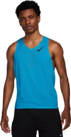 Nike AeroSwift Dri-FIT ADV Laufshirt ärmellos light current blue/black (Herren)