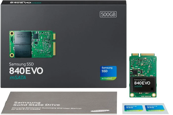 Samsung SSD 840 EVO 500GB, MO-300 / mSATA 6Gb/s