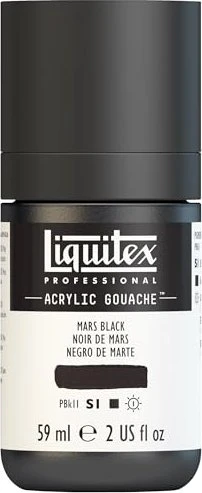 Liquitex Professional Acrylic Gouache mars black, 59ml