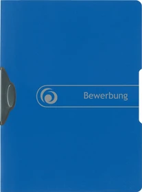 Herlitz easy orga to go Express-Clip Klemmmappe für Bewerbungen, A4, blau