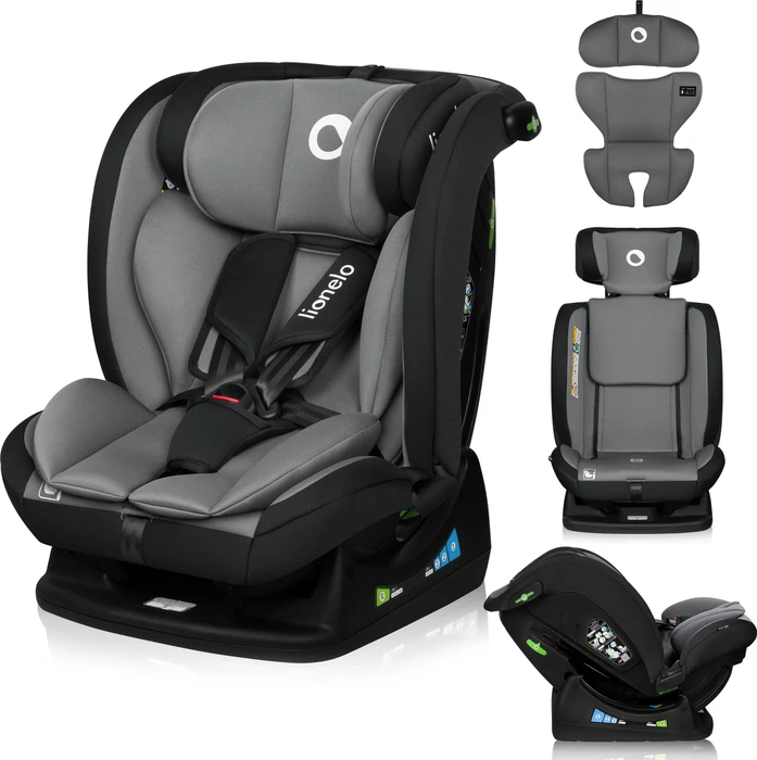 Lionelo Izzy black grey (LO-IZZY I-SIZE BLACK GREY)