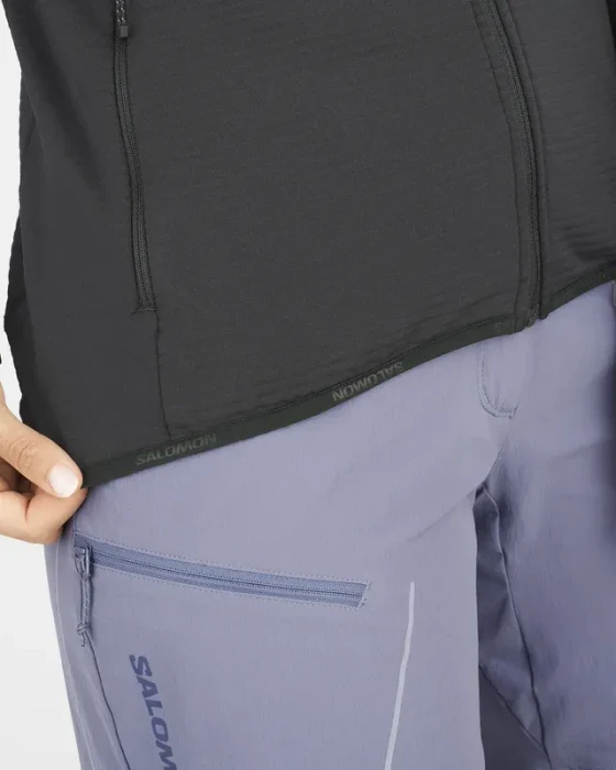 Salomon Essential Lightwarm Jacke deep black (Damen)