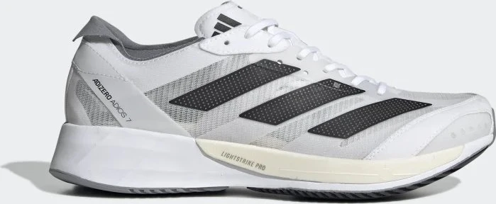 adidas Adizero Adios 7 cloud white/core black/grey three (Damen)