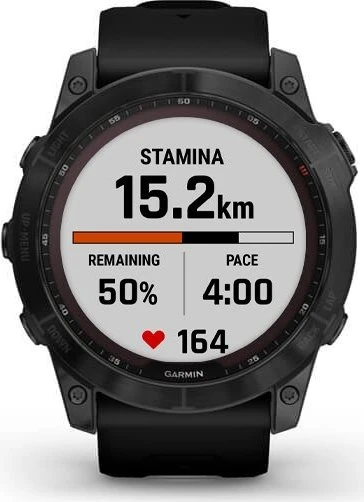 Garmin Fenix 7X Sapphire Solar black dlc titanium/black