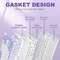 Ajazz AK820, White Purple, LEDs RGB, hot-swap, Ajazz Sea Salt, USB, US Vorschaubild